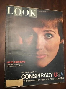 Look Magazine / January 26 1965 /  Julie Andrews / Conspiracy USA / Far Right - Picture 1 of 2