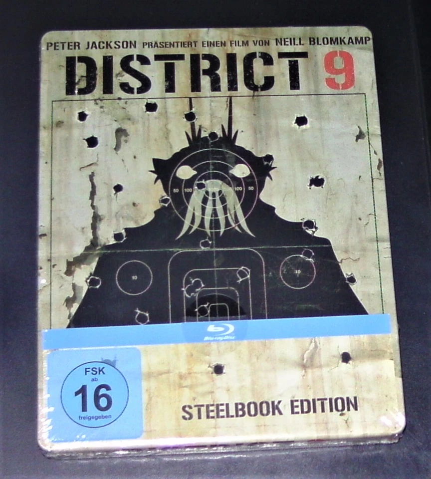 District 9 Limited steelbook Edition blu ray Faster Shipping Nip - Image 1 of 4