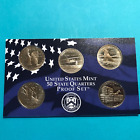 2001 S State Quarters Set Proof 5 Coins Free Ship *See Pics