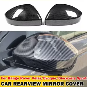 For Land Rover Discovery Range Evoque Rearview Side Mirror Cover Wing Cap Trim - Picture 1 of 12