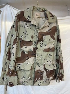 6-Color DCU Shirt/Coat LARGE - Long Desert Camo Cotton/Nylon USGI Army “New” - Picture 1 of 4