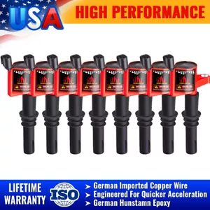 8Pack Ignition Coils For Ford F-150 4.6L 5.4L 2004 2005 2006 2007 2008 2009 2010 - Picture 1 of 12