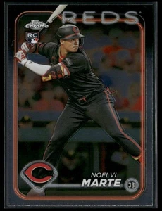 2024 Topps Chrome #177 Noelvi Marte RC Near Mint or Better - Bild 1 von 2