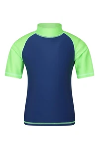 Mountain Warehouse Kids Rash Vest Guard UV Swim Top Beach Girls Boys Rashie - Picture 1 of 77