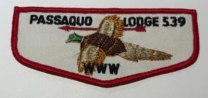 OA Lodge 539 Passaquo Twill Massachusetts  Boy Scout DC4 - Picture 1 of 2