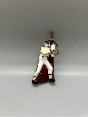 Vintage Houston Astros Baseball Player Keychain 1988 Rubber MLB RARE - Image 1 of 4