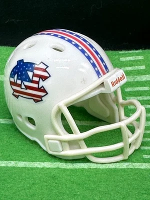 North Carolina Tar Heels Custom White USA 2013 Throwback Pocket Pro Helmet - Image 1 of 4