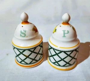 Villeroy & Boch BASKET 3.5 in. Salt & Pepper Shakers – Retired & EXC - Picture 1 of 3