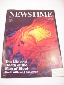 Newstime May 1993 The Life and Death of the Man of Steel   NEW   Ships Same Day - Picture 1 of 2