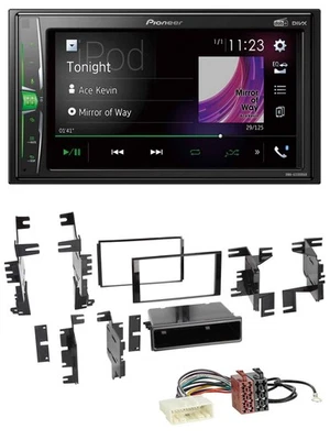 Pioneer 2DIN MP3 DAB USB Bluetooth Autoradio für Nissan Juke Navara NV ab 12 - Bild 1 von 4