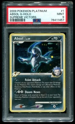 PSA 9 Absol G Holo Rare Platinum Supreme Victors 2009 Pokemon Card #1 - Image 1 of 2