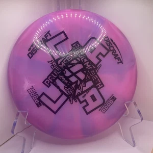 Discraft Paul McBeth Big Z Luna Misprint Stamp Pink-Purple Swirly 173-174g - Picture 1 of 5