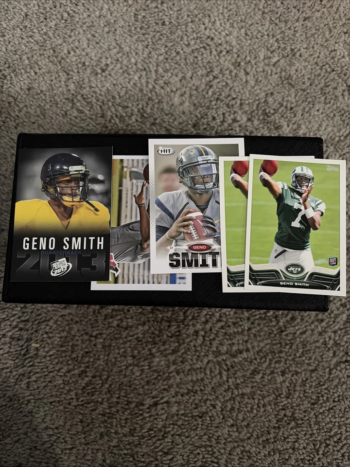 Geno Smith 5 Card Rookie Lot. Topps Press pass Sage 2013 - Image 1 of 1