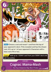 Cognac Mama-Mash COMMON OP11-081 A Fist Of Divine Speed OP TCG - Picture 1 of 1
