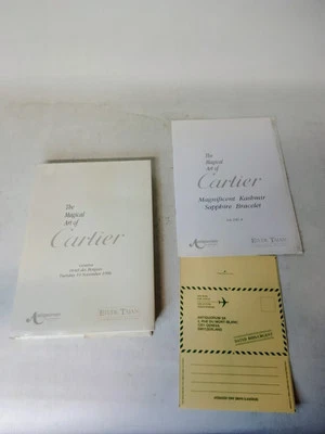 The Magic al Art Of Cartier Copertina Rigida + Catalogo Datato - In Inglese  - Immagine 1 di 4