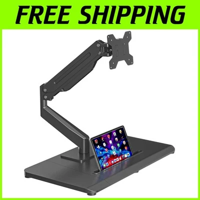Gas Spring Single Monitor Mount Stand for 17-32 inch Screens - Image 1 of 4