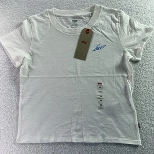 Levi’s Cropped Tee Shirt Women’s Size XS - Picture 1 of 8