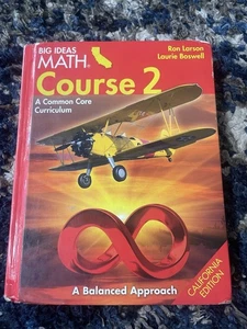 Big Ideas Math Course 2 Textbook Common Core California Edition 2015 Book - Bild 1 von 4