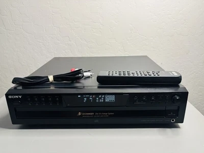 Sony CDP-CE375 5-Disc Changer CD Compact Disc Player With Remote Tested Clean! - Image 1 of 2