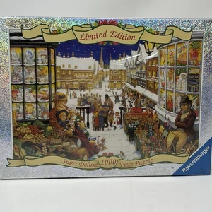 Ravensburger Victorian Holiday Market 1997 Limited Edition 1000 Piece Puzzle New - Picture 1 of 6