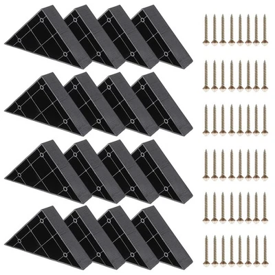 16PCS Plastic Couch Feet Sofa Legs Replacements Heavy Duty Triangle Furniture... - Image 1 of 4