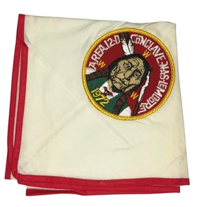 1972 Area 12-D Conclave Neckerchief RED Bdr (LB3232) - Picture 1 of 2