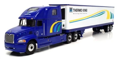 First Gear 1/50 Scale 59-3057 - Mack Truck & Trailer "Thermo King" - Blue/White - Image 1 of 4