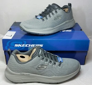 Zapatillas grises SKECHERS Equalizer 5.0 Dual Lite veganas de espuma viscoelástica para hombre talla 7 - Imagen 1 de 8