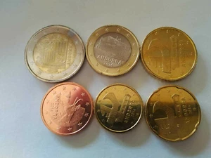 Andorra monedas de 2 Euro 1 € 2014 lote 5 10 20 50 centimos sin circular UNC - Imagen 1 de 5