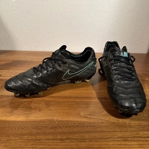 Nike Tiempo Legend VI FG Men's US Size 7.4 Pitch Dark Pack 819177-004 RARE 2016! - Picture 1 of 15
