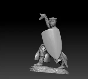 ⭐️Caballero Francés Soldados Resina 3D Sin Pintar. Figura de acción 54 mm 1/32 ⭐️ - Imagen 1 de 4