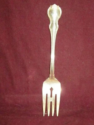  Tenedor de ensalada provincial francés toalla esterlina vintage 6 1/4" 38 g sin monograma   Foto 1 de 4