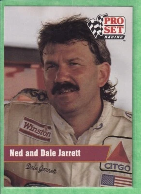1991 Pro Set Racing #55 Ned and Dale Jarett Driver NASCAR - Image 1 of 2