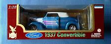 Road Legends 1937 Ford Convertible Diecast Car 1 18