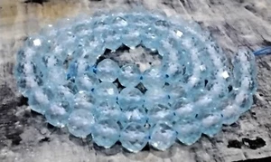 Topacio azul tanzano facetado Nat, grado AA, 4-4,5 mm, aproximadamente 92 piezas, envío gratuito - Imagen 1 de 4