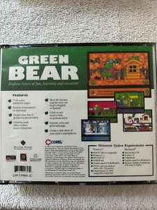 Corel Green Bear PC Kids Learning 1995 Corel - Picture 1 of 1