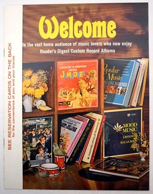 Readers Digest Custom Record Album Music Catalog Welcome Magazine 1964  - Image 1 of 4