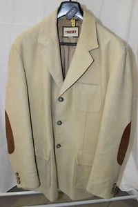 GIACCA UOMO FUSTAGNO BEIGE MARCA HUSKY TG. 54/44 UK - Imagen 1 de 2