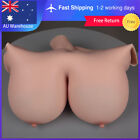 Alice Crossdressers Silicone Breast Forms Drag Queen Breast Plate Fake Boobs C-G