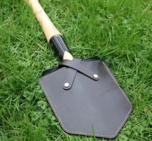 fit for 25x30cm Military Snow Garden shovel cover bag sheath leather black H605 - Picture 1 of 3