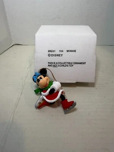 Disney 26231-104 Minnie Grolier Christmas Magic Collectible Ice Skating Ornament - Picture 1 of 3
