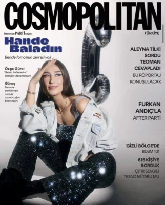 cosmopolitan Turkey December 2024 Hande Baladın - Furkan Andıç / Fast Shipping - Image 1 of 4