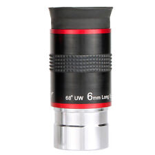 1.25" 68-Deg Ultra Wide Angle 6mm Eyepiece Lens for Astro Telescope Accessories