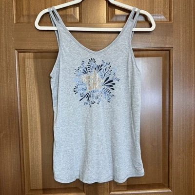 Camiseta sin mangas gris floral pequeña Calia by Carrie Underwood para mujer Foto 1 de 4