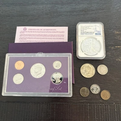 U.S. Coin Collection Lot 2020 P NGC Silver Eagle Silver Half Dollar Proof Set - Image 1 of 4