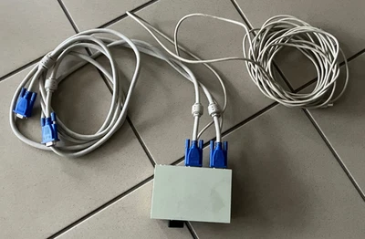 Hama Switch VGA Monitor + AT Keyboard & Seriell + Kabel - Bild 1 von 4