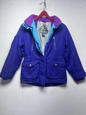 Abrigo de Invierno Zero Xposure Niñas Talla Juvenil XL 14/16 Púrpura Aislado Pesado Foto 1 de 4
