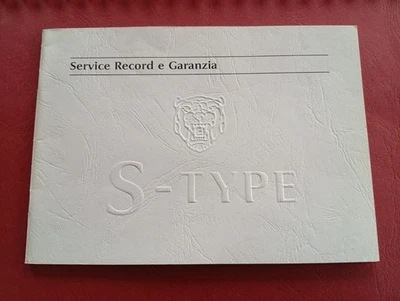 JAGUAE S-TYPE  Libretto SERVICE GARANZIA  TAGLIANDI originale Jaguar - Immagine 1 di 4