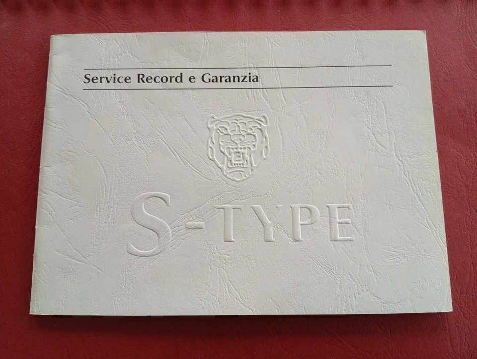 JAGUAE S-TYPE  Libretto SERVICE GARANZIA  TAGLIANDI originale Jaguar - Immagine 1 di 4
