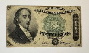 50 Cent US Fractional Currency, 4th. Series Fr. 1379 - Picture 1 of 2